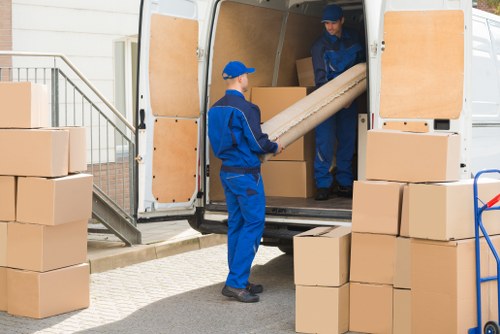 Removal team helping with a residential move in Putney