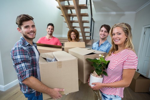 Packing and loading belongings for a quick Putney move