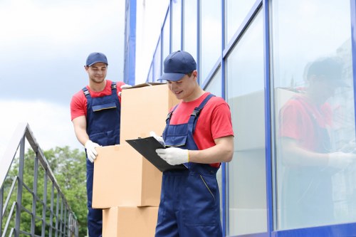 Professional movers assisting a Putney home relocation